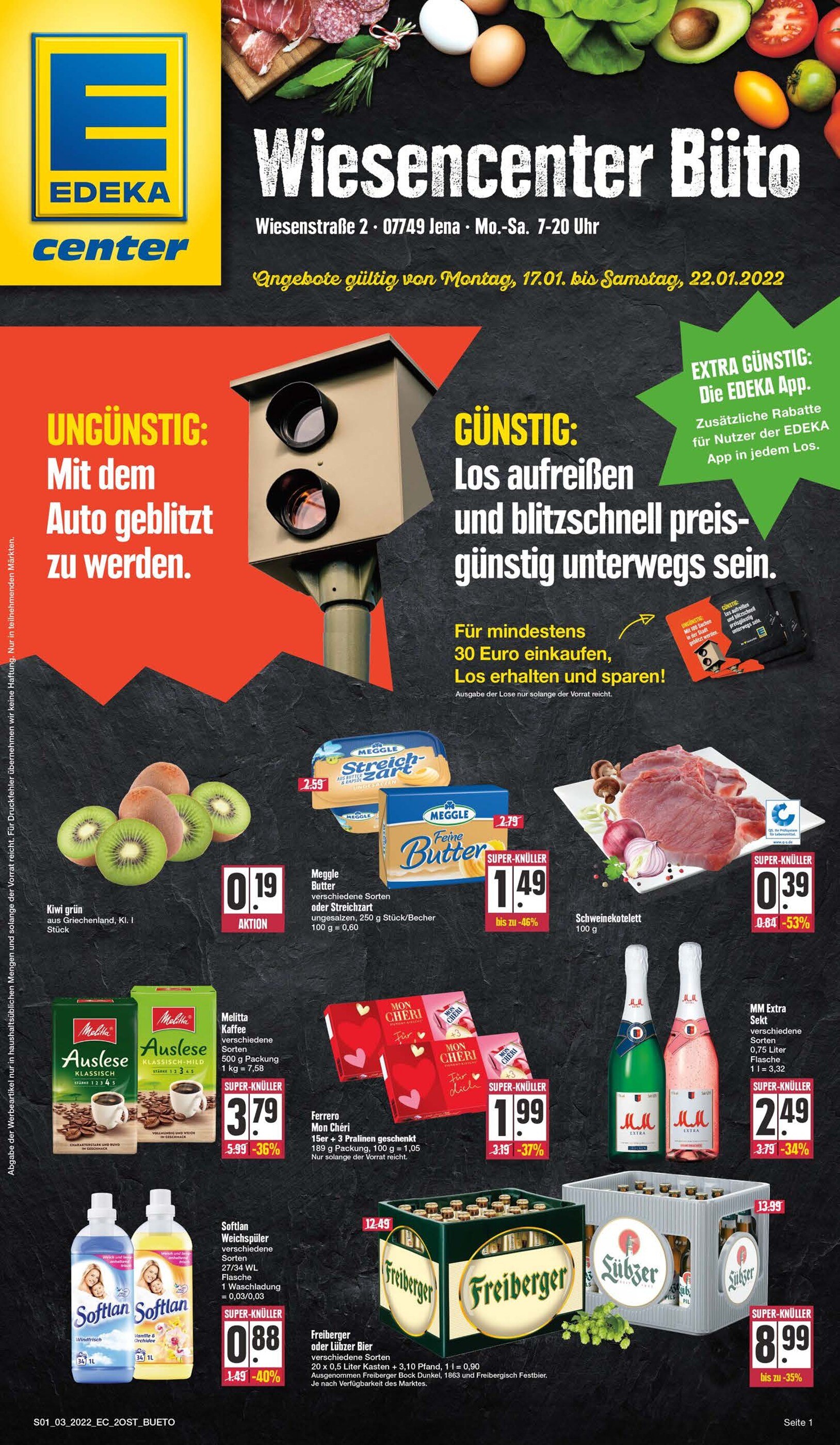 E center Prospekt für Jena mit 20 Seiten E center Prospekt für Jena: "Top Angebote!", 20 Seiten, 17.01.2022 - 22.01.2022
