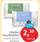 Feuchttücher Mild & Natürlich von Lillydoo für 2,39 € bei budni im Angebot Feuchttücher Mild & Natürlich von Lillydoo im aktuellen budni Prospekt