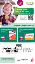 mea - meine apotheke Apotheken Prospekt der aktuellen Woche mit 4 Seiten, gültig von 01.12.2025 bis 31.12.2025, in Gerstetten und Umgebung Aktueller mea - meine apotheke Apotheken Prospekt in Gerstetten und Umgebung, "Unsere Dezember-Angebote" mit 4 Seiten, 01.12.2025 - 31.12.2025