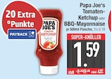 Tomatenketchup im EDEKA Prospekt Tomaten-Ketchup oder BBQ-Mayonnaise von Papa Joe's im aktuellen EDEKA Prospekt für 1,59 €