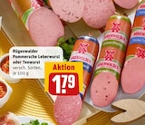 Pommesche Leberwurst Angebote von Rügenwalder bei REWE Bottrop für 1,79 €