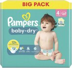 COUCHES BABY DRY - PAMPERS en promo chez Supermarchés Match Strasbourg à 17,90 €