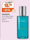 Cool Water Wave Angebote von DAVIDOFF bei Müller Hilden für 18,95 €