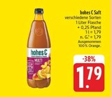 Saft Angebote von hohes C bei EDEKA Schweinfurt für 1,79 €
