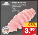 Aktuelle Pute Angebote bei Netto Marken-Discount in Lübeck Aktuelles Puten-Ministeaks Angebot bei Netto Marken-Discount in Lübeck ab 3,49 €