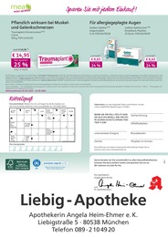 mea - meine apotheke Schmerzsalbe im Prospekt mea - meine apotheke Schmerzsalbe im Prospekt