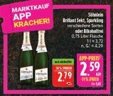 Brillant Sekt, Sparkling Angebote von Söhnlein bei Marktkauf Schwabach für 2,59 €