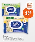 Sanft & Sensitiv feuchte Toilettentücher im tegut Prospekt Sanft & Sensitiv feuchte Toilettentücher von Tempo im aktuellen tegut Prospekt für 1,49 €