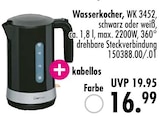 Wasserkocher, WK 3452 Angebote bei SB Möbel Boss Rheine für 16,99 €