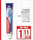 Komplett Zahncreme von Colgate für 1,11 € bei EDEKA im Angebot Komplett Zahncreme von Colgate im aktuellen EDEKA Prospekt