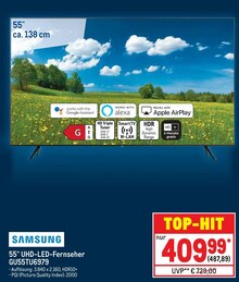 Flachbildfernseher von SAMSUNG im aktuellen Metro Prospekt für 487.89€