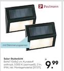 Solar-Stufenlicht von Paulmann im aktuellen Hellweg Prospekt