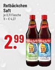 Saft im Trinkgut Prospekt Das Original von Rotbäckchen im aktuellen Trinkgut Prospekt für 2,99 €
