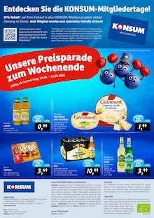 Krombacher im aktuellen Konsum Prospekt (Dresden) Krombacher im Konsum Prospekt "Wir lieben Lebensmittel!" mit 12 Seiten (Dresden)