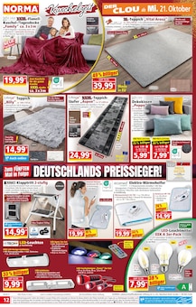 Teppich im Norma Prospekt "Mehr fürs Geld" mit 27 Seiten (Rostock)