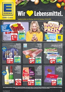 E center Prospekt Wir lieben Lebensmittel! mit 32 Seiten