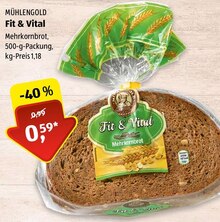 Mehrkornbrot Fit & Vital bei ALDI SÜD in Wiesbaden Mehrkornbrot Fit & Vital im Angebot bei ALDI SÜD Wiesbaden für 0,59 €