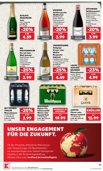 Wasser im aktuellen Kaufland Prospekt (Freiburg (Breisgau)) Wasser im Kaufland Prospekt "Hier bin ich richtig" mit 80 Seiten (Freiburg (Breisgau))