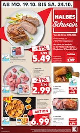 Schweinefleisch im Kaufland Prospekt in Ettlingen Aktueller Kaufland Prospekt mit Schweinefleisch, "Hier bin ich richtig", Seite 24