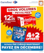 Prospectus Supermarchés Carrefour en cours à Treboul et alentours, "GROS VOLUMES = PETITS PRIX", 32 pages, 23/10/2025 - 10/11/2025 Catalogue Supermarchés Carrefour en cours à Treboul et alentours, "GROS VOLUMES = PETITS PRIX", 32 pages, 23/10/2025 - 10/11/2025