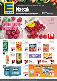 EDEKA Prospekt "Wir lieben Lebensmittel!", 4 Seiten, 20.07.2026 - 20.07.2026 Aktueller EDEKA Prospekt, "Wir lieben Lebensmittel!", mit Angeboten der Woche, gültig von 20.07.2026 bis 20.07.2026