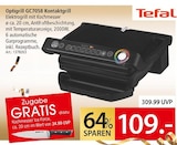 Optigrill GC7058 Kontaktgrill Angebote von Tefal bei Zurbrüggen Menden für 109,00 €