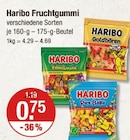 Fruchtgummi von Haribo im aktuellen V-Markt Prospekt für 0,75 €