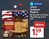Knoblauch-Pizzabrot von American im aktuellen ALDI SÜD Prospekt für 1,59 €