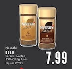 Aktuelle Nescafe Angebote bei EDEKA in Bochum Aktuelles GOLD Angebot bei EDEKA in Bochum ab 7,99 €