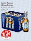 Oktoberfestbier von Hacker-Pschorr im aktuellen V-Markt Prospekt für 15,99 €