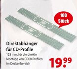 Direktabhänger für CD-Profile Angebote bei bauSpezi Laatzen für 19,99 €