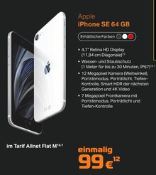 Bührs Telekommunikations GmbH & Co.KG Lingen - iPhone SE 64 GB iPhone SE 64 GB Angebot bei Bührs Telekommunikations GmbH & Co.KG Lingen im Prospekt ES GEHT WIEDER LOOOS