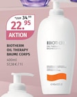 Oil Therapy Baume Corps von Biotherm im aktuellen Müller Prospekt
