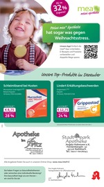 mea - meine apotheke Apotheken Prospekt der aktuellen Woche mit 4 Seiten, gültig von 01.12.2025 bis 31.12.2025, in Kulmbach und Umgebung Aktueller mea - meine apotheke Apotheken Prospekt in Kulmbach und Umgebung, "Unsere Dezember-Angebote" mit 4 Seiten, 01.12.2025 - 31.12.2025