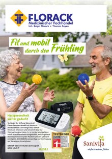 Aktueller Florack Medizinischer Fachhandel GbR Prospekt "Fit und mobil durch den Frühling" Seite 1 von 6 Seiten