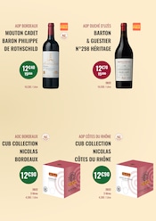 Promos Vin Bordeaux dans le catalogue "Les bons prix Nicolas" de Nicolas à la page 7