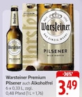 Aktuelles Warsteiner Premium Pilsener auch Alkoholfrei Angebot bei E center in Bietigheim-Bissingen ab 3,49 €