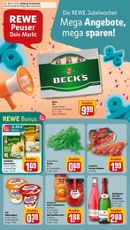 REWE Prospekt "Dein Markt" für Peißen, 34 Seiten, 29.09.2025 - 04.10.2025