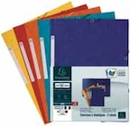 Lot de 5 chemises à élastiques 24x32 - EXACOMPTA en promo chez Intermarché Reims à 1,08 €