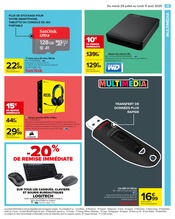 Disque Dur Externe Angebote im Prospekt "LA RENTRÉE À PETIT PRIX" von Carrefour auf Seite 37