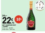 AOP champagne brut - TSARINE en promo chez E.Leclerc Saint-Saulve à 22,41 €