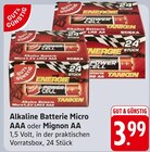 Alkaline Batterie Micro AAA oder Mignon AA im Angebot bei E center in Darmstadt Alkaline Batterie Micro AAA oder Mignon AA Angebote von GUT & GÜNSTIG bei E center Darmstadt für 3,99 €