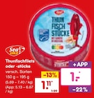 Thunfischfilets im Angebot bei Netto Marken-Discount in Weinheim Thunfischfilets Angebote von Sea Gold bei Netto Marken-Discount Weinheim für 1,00 €