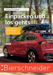 Volkswagen Prospekt "Wir lieben den Sommer" für Schwäbisch Gmünd, 1 Seite, 01.06.2023 - 31.08.2023