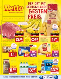 Netto Marken-Discount Prospekt "Aktuelle Angebote", 63 Seiten, 20.10.2025 - 20.10.2025 Aktueller Netto Marken-Discount Prospekt, "Aktuelle Angebote", mit Angeboten der Woche, gültig von 20.10.2025 bis 20.10.2025