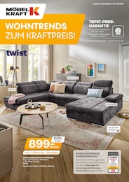 Aktueller Möbel Kraft Prospekt, "WOHNTRENDS ZUM KRAFTPREIS!", mit Angeboten der Woche, gültig von 08.10.2025 bis 08.10.2025