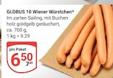 Aktuelles 10 Wiener Würstchen Angebot bei GLOBUS in Leipzig ab 6,50 €