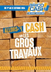Promos Armoire dans le catalogue "ALLONS-Y CASH SUR LES GROS TRAVAUX" de Brico Cash Armoire en promo dans le catalogue Brico Cash à la page 1