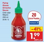 Sriracha Sauce im Angebot bei Netto Marken-Discount in Potsdam Sriracha Sauce Angebote von Flying Goose bei Netto Marken-Discount Potsdam für 1,99 €