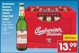 Aktuelles Budvar Original Czech Imported Lager Angebot bei Netto Marken-Discount in Cottbus ab 13,99 €